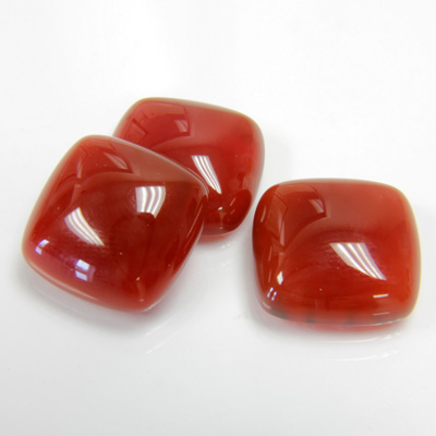 Gemstone Cabochon - Square 15x15MM CORNELIAN