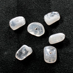 Plastic Bead - Mixed Color Irregular Chip CRYSTAL QUARTZ