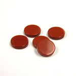 Gemstone Flat Back Flat Top Straight Side Stone - Round 09MM RED JASPER