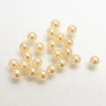 Plastic Pearl No-Hole Ball 04.5MM CREME
