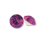 Swarovski Crystal Point Back XILION Foiled Chaton - PP18 FUCHSIA