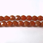 Czech Glass Fire Polish Bead - Round 06MM CORNELIAN