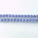 Czech Glass Fire Polish Bead - Round 04MM MATTE PURPLE 43429