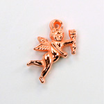 Metalized Plastic Pendant- Cupid 24x15MM COPPER