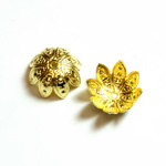 Brass Filigree Bead Cap 12MM RAW Unplated