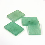 Gemstone Flat Back Flat Top Straight Side Stone - Cushion 14x10MM AVENTURINE