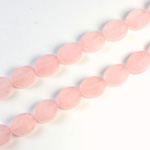 Gemstone Bead - Flat Top Oval 10x8MM ROSE QUARTZ