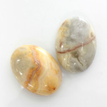 Gemstone Cabochon - Oval 25x18MM MEXICAN CRAZY LACE
