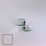 Glass Flat Back Foiled Mirror - Square 10x10MM CRYSTAL