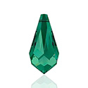Swarovski Crystal Pendant - Pear 13x6.5MM EMERALD