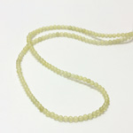 Gemstone Bead - Smooth Round 03MM JADE LT GREEN