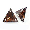 Asfour Crystal Flat Back Sew-On Stone - Triangle 18MM BURNT SUGAR