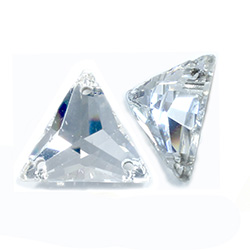 Asfour Crystal Flat Back Sew-On Stone - Triangle 18MM CRYSTAL Second Quality