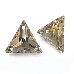 Asfour Crystal Flat Back Sew-On Stone - Triangle 18MM LT COLORADO TOPAZ (32)
