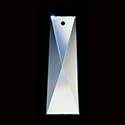 Asfour Crystal Chandelier Pendant - Pendlogue/Coffin - 17x52MM (2 Inch) CRYSTAL
