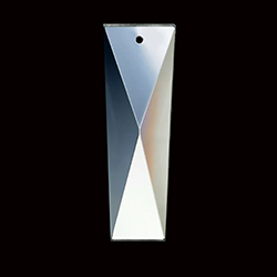 Asfour Crystal Chandelier Pendant - Pendlogue/Coffin - 26x58MM (2.25 Inch) CRYSTAL 1 hole