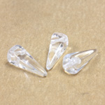 Preciosa Czech Pressed Glass Bead - Villa 06x13MM CRYSTAL