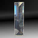 Asfour Crystal Chandelier Pendant - Pendlogue/Rectangle - 22x63MM (2.5 Inch) 1 Hole CRYSTAL