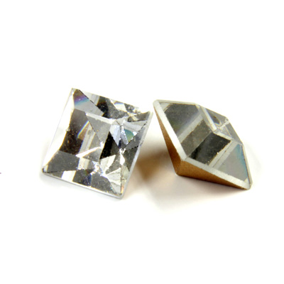 Asfour Crystal Point Back Fancy Stone - Square 04x4MM CRYSTAL