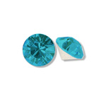 Swarovski Crystal Point Back XILION Foiled Chaton - PP20 BLUE ZIRCON