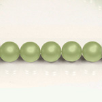 Czech Glass Pearl Bead - Round 06MM MATTE DARK OLIVE 75457