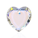 Swarovski Crystal Pendant - Heart 18MM CRYSTAL AB