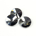 Asfour Crystal Flat Back Rivoli - 12MM DARK SHADOW