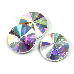 Asfour Crystal Flat Back Rivoli - 14MM CRYSTAL AB
