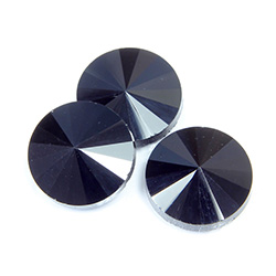 Asfour Crystal Flat Back Rivoli - 14MM JET