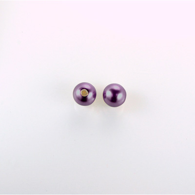 Czech Glass Pearl 1-Hole Ball - 04MM AMETHYST 70979