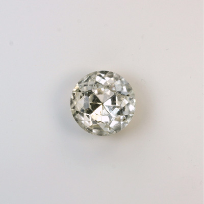 Glass Point Back Tin Table Cut (TTC) Foiled - Round 60SS CRYSTAL