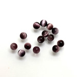 Fiber-Optic 1-Hole Ball - 04MM CAT'S EYE PURPLE