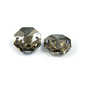 Asfour Crystal Flat Back Sew-On 2 Hole Stone - Octagon 12MM HONEY