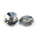 Asfour Crystal Flat Back Sew-On 2 Hole Stone - Octagon 12MM SATIN