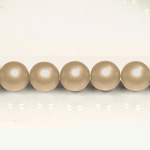 Czech Glass Pearl Bead - Round 05MM MATTE LT BROWN 75417