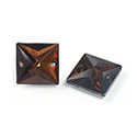 Asfour Crystal Flat Back Sew-On 2 Hole Stone - Square 12MM BURNT SUGAR
