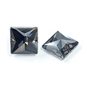 Asfour Crystal Flat Back Sew-On 2 Hole Stone - Square 12MM DARK SHADOW