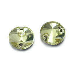Asfour Crystal Flat Back Sew-On Stone - Rivoli 10MM JONQUIL
