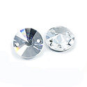 Asfour Crystal Flat Back Sew-On Stone - Rivoli 12MM CRYSTAL