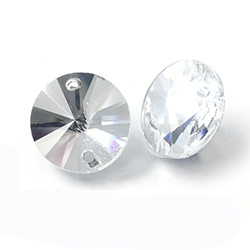 Asfour Crystal Flat Back Sew-On Stone - Rivoli 14MM CRYSTAL