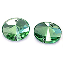 Asfour Crystal Flat Back Sew-On Stone - Rivoli 18MM PERIDOT