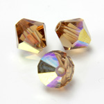 Preciosa Crystal Bead - Bicone 12MM LT COLORADO TOPAZ AB