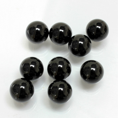 Gemstone No-Hole Ball - 10MM BLACK ONYX