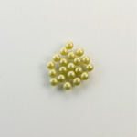 Czech Glass Pearl No-Hole Ball - 1.5MM LT OLIVE 70457