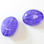 Plastic Bead - Perrier Effect Smooth Fancy Oval 23x17MM PERRIER LILAC