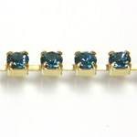 Preciosa Crystal Rhinestone Cup Chain - SS18 INDICOLITE-RAW