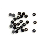 Gemstone Cabochon - Round 03MM BLACK ONYX