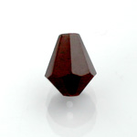 Chinese Cut Crystal Bead - Cone 06x5MM JET