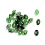 Gemstone Cabochon - Oval 06x4MM ZOISITE RUBY