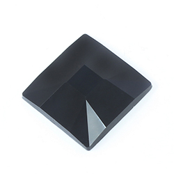 Asfour Crystal Flat Back Stone - Square 26MM JET